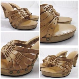 Frye Heeled leather sandals